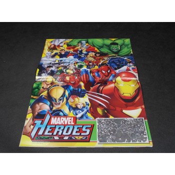 MARVEL HEROES 1 con poster – Panini 2009