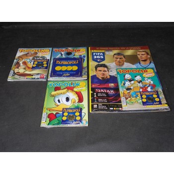 TOPOLINO 3120/3123 Seq. + album , monete e raccoglitore – Panini 2018 Sigillati