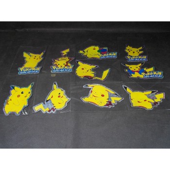 POKEMON PICKACHU 10 adesivi assortiti