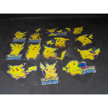 POKEMON PICKACHU 13 adesivi assortiti