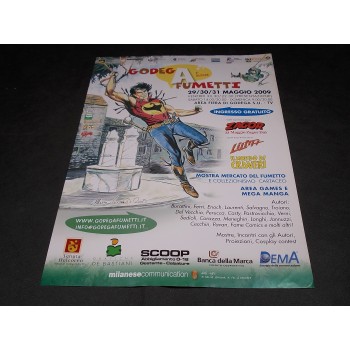 GODEGA FUMETTI 2° EDIZIONE – Locandina cm 34 x 48 – 2009