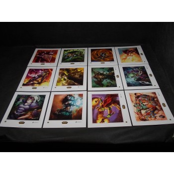 WORLD OF WARCRAFT TRADING CARD GAME ART CARD SET THE HORDE LIMITED EDITION