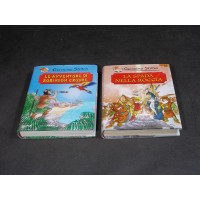 LE AVVENTURE DI ROBINSON CRUSOE e LA SPADA NELLA ROCCIA Geronimo Stilton  Piemme