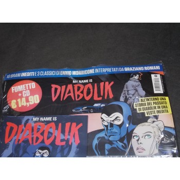 MY NAME IS DIABOLIK + CD DIABOLUK GENIUS OF CRIME – Panini 2016 legg. scolorito