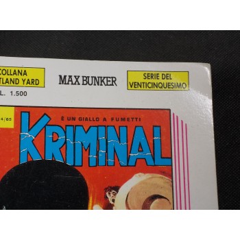 KRIMINAL SERIE DEL VENTICINQUESIMO 1/36 Serie Cpl - di Max Bunker – MBP 1989