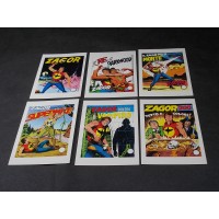 ZAGOR  6 cartoline con annullo – Gruppo Editoriale Lo Vecchio 1991