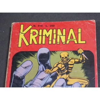 KRIMINAL 419 LA FINE ? - Editoriale Corno 1974