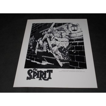 THE SPIRIT di Will Eisner - Stampa cm 31x39 – Cartoonist Book Bernazzali 1991