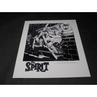 THE SPIRIT di Will Eisner - Stampa cm 31x39 – Cartoonist Book Bernazzali  1991