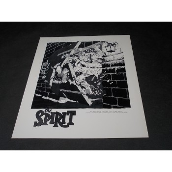 THE SPIRIT di Will Eisner - Stampa cm 31x39 – Cartoonist 1991