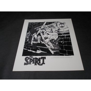 THE SPIRIT di Will Eisner - Stampa cm 31x39 – Cartoonist 1991