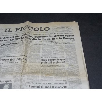 IL PICCOLO Edizione di Trieste – 4 Aprile 1981