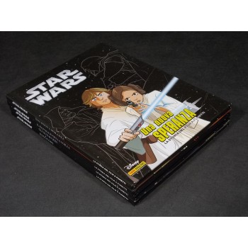 STAR WARS LA STORIA DEL FILM A FUMETTI – 4 Volumi Cartonati – Panini 2015 NUOVI