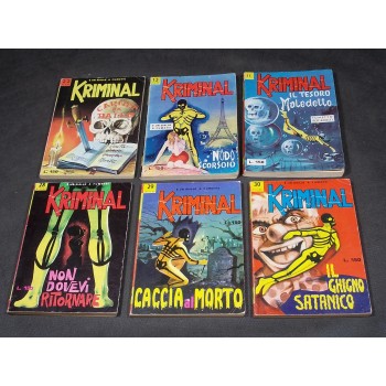 KRIMINAL 1/419 Serie completa – Editoriale Corno 1964 Prima Edizione