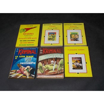 KRIMINAL 1/419 Serie completa – Editoriale Corno 1964 Prima Edizione