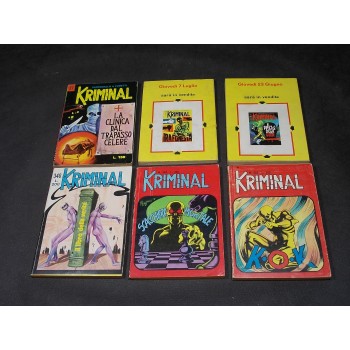 KRIMINAL 1/419 Serie completa – Editoriale Corno 1964 Prima Edizione