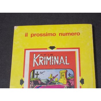 KRIMINAL 1/419 Serie completa – Editoriale Corno 1964 Prima Edizione