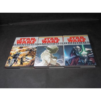 STAR WARS OMNIBUS LE GUERRE DEI CLONI 1/3 Serie completa - Panini SIGILLATI