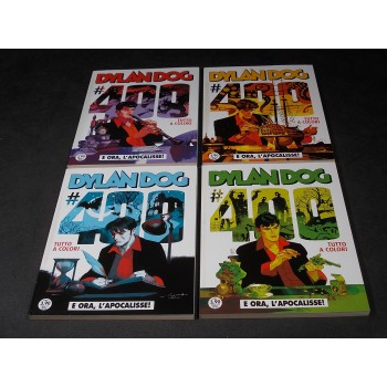 DYLAN DOG 400 : E ORA, L'APOCALISSE ! - 4 Albi con cover diverse – Bonelli 2020