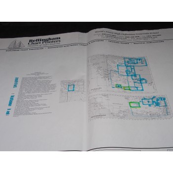 CARTE BATIMETRICHE  29 tavole cm 91,5x61,5 – Bellingham Chart Printer 1996