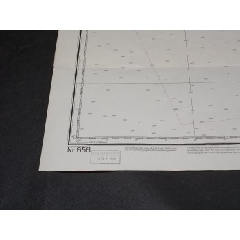 CARTA NAUTICA 658 NISOS PAXOI BIS NISOI STROPHADES cm 89x125,5 – Tedesco – 1989