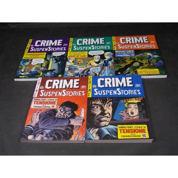 CRIME SUSPENSTORIES 1/5 Serie completa – 001 Edizioni 2008 NUOVI