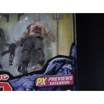 The Walking Dead Serie 4 - Bloody B&W CARL GRIMES & ABRAHAM FORD  McFarlane Toys