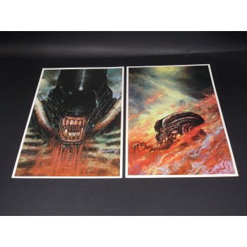 ALIEN ENCOUNTERS di Arthur Suydam – Poster book – Little Eva Ink 2004 Copia autografata 284 su 1000