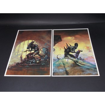 ALIEN ENCOUNTERS di Arthur Suydam – Poster book – Little Eva Ink 2004 Copia autografata 284 su 1000