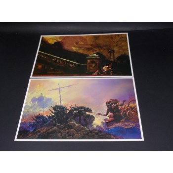 ALIEN ENCOUNTERS di Arthur Suydam – Poster book – Little Eva Ink 2004 Copia autografata 284 su 1000