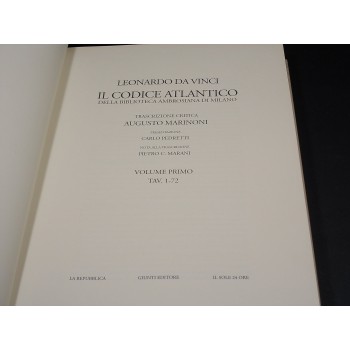 LEONARDO DA VINCI : IL CODICE ATLANTICO 1 (Giunti Editore / Gruppo Ed. L'Espresso 2006)