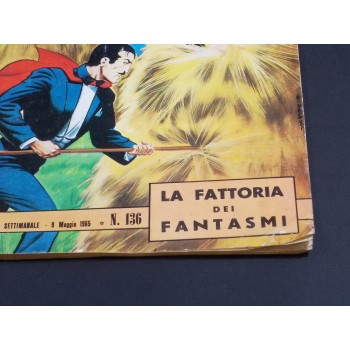 SUPER ALBO 136 - MANDRAKE : LA FATTORIA DEI FANTASMI di L. Falk e P. Davis (Fratelli Spada 1965)