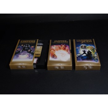 TRILOGIA DI GUERRE STELLARI EDIZIONE SPECIALE – 3 VHS CON BOX – 1997