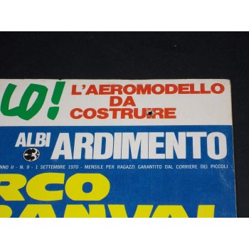 ALBI ARDIMENTO Anno II n. 9 MARCO FRANVAL : RAPIMENTO A TOKYO (Fratelli Crespi 1970)