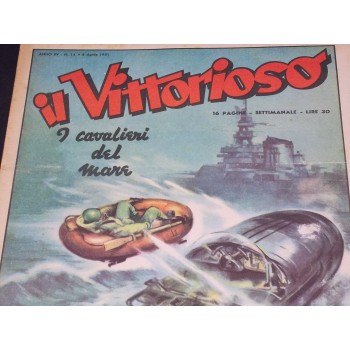 IL VITTORIOSO 1951 (Anno XV) 1/52 Annata completa