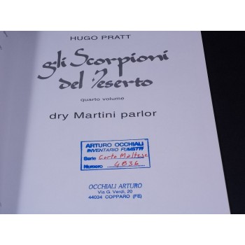 GLI SCORPIONI DEL DESERTO 4 DRY MARTINI PARLOR di Hugo Pratt (Tascabili Lizard  2002)