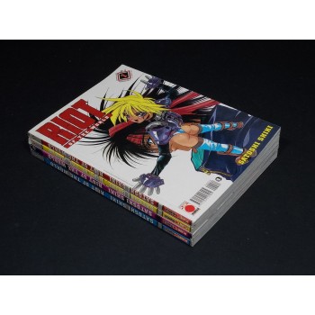 RIOT OF THE WORLD Serie completa 1/4 (Planet Manga - Panini 2001 Prima edizione)