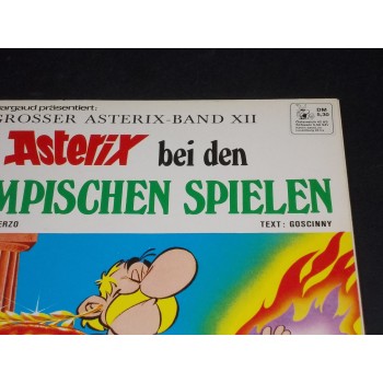 GROSSER ASTERIX 12 – ASTERIX BEI DEN OLYMPISCHEN SPIELEN - in Tedesco – Delta Verlag 1972