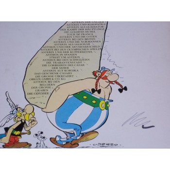 GROSSER ASTERIX 13 - ASTERIX UND DER KUPFERKESSEL - in Tedesco – Delta Verlag 1972