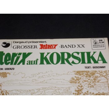 GROSSER ASTERIX 20 – ASTERIX AUF KORSIKA - in Tedesco – Delta Verlag 1975